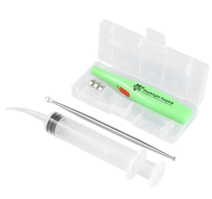 Ear Pick Set with Luminous Ear Pick and Syringe